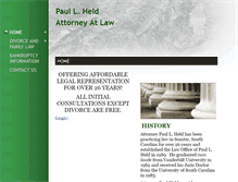 Tablet Screenshot of paulheld.com